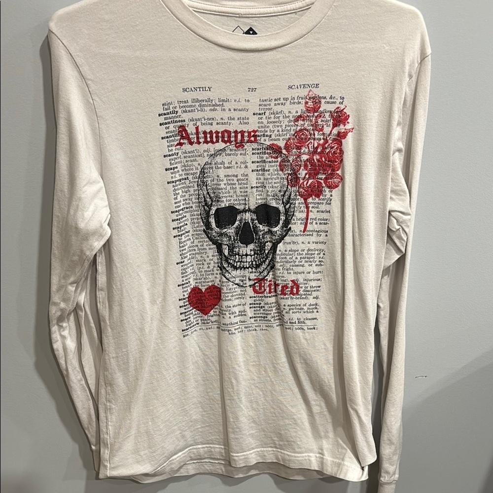 White ‘Always Tired’ Colby Brock merch